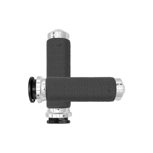 Avon Grips Avon Memory Foam Grips Chrome Medium – 2018–2026 Indian Touring; Bagger &…