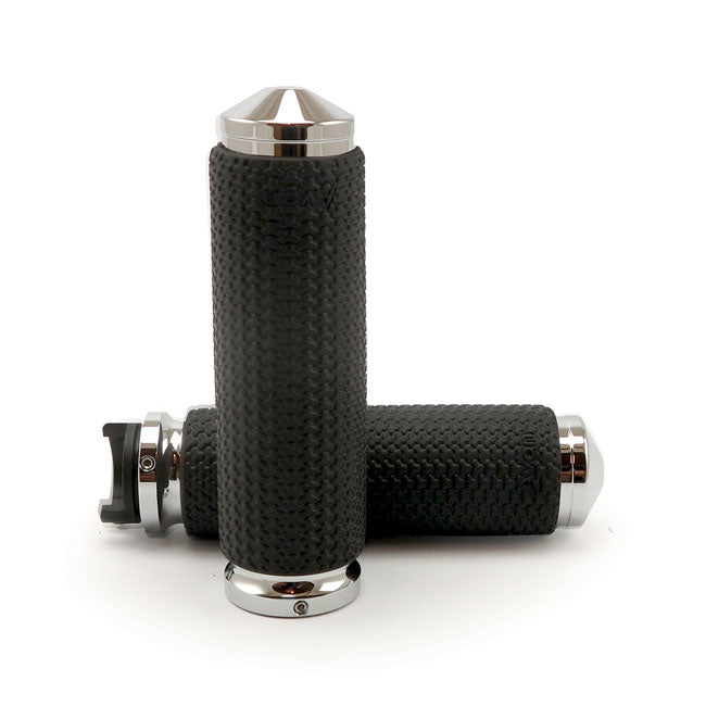 Avon Grips Avon Memory Foam Grips Chrome Large – 2015–2026 Indian Scout Models