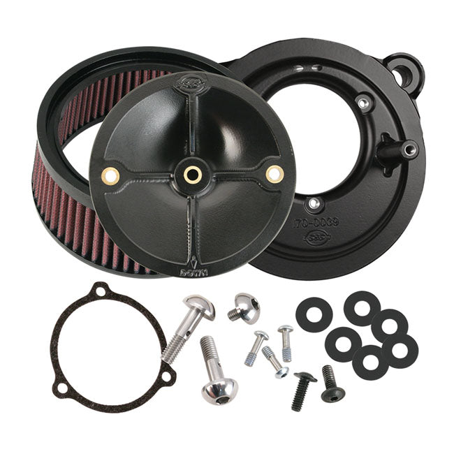 S&S Stealth Air Cleaner Kit. for 58 mm S&S Throttle Body – 2003–2017 Twin Cam with 58 mm S&S…