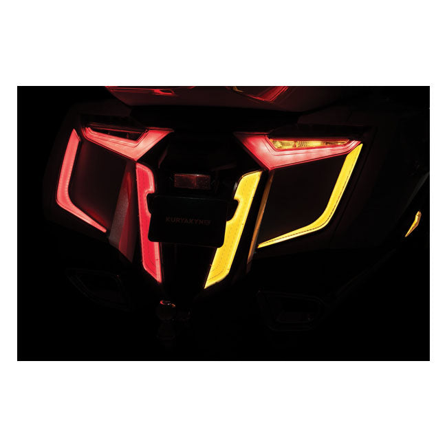 Kuryakyn Omni LED Rear Fender Cover. Satin Black – Honda: 2018–2021 Gold Wing