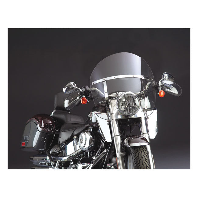 National Cycle SwitchBlade® Quick Release Windshield Chopped™ for 1986-1999 FLSTC; 1990-2017 FLS; FLSS…