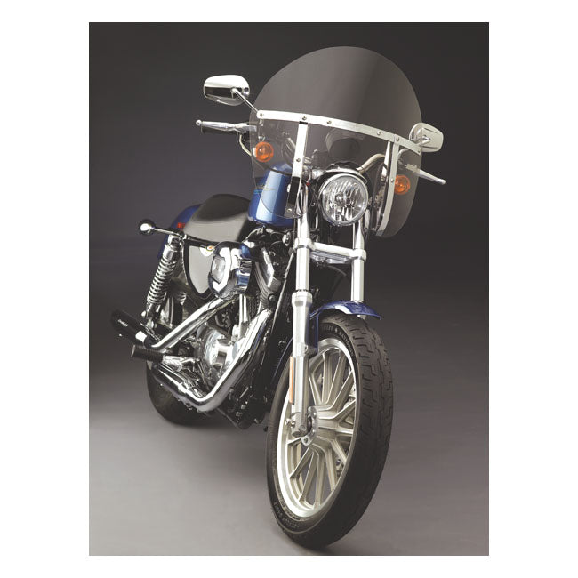 National Cycle SwitchBlade® Quick Release Windshield Chopped™ for 1991-2005 Dyna; 1988-2020 XL Sportster