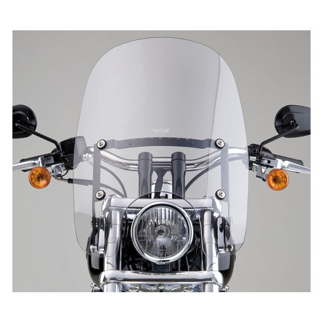 National Cycle NC Spartan® Quick Release Windshield - Clear, 18.50" High – FX Models