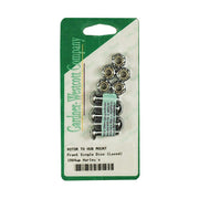 Gardner-Westcott Brake Rotor Bolt Kit, Chrome Button – Front: 1984–2025 Big Twin; 1984–2022 XL…