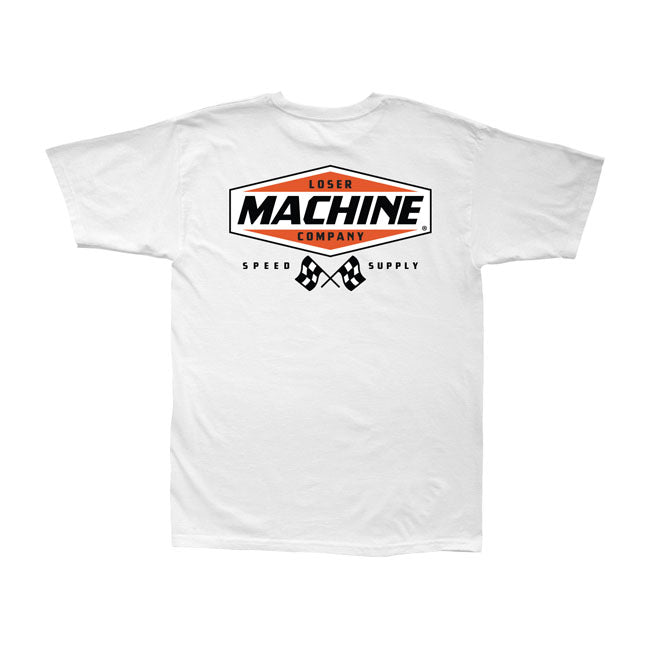 Loser Machine Company Overdrive T-Shirt White – M