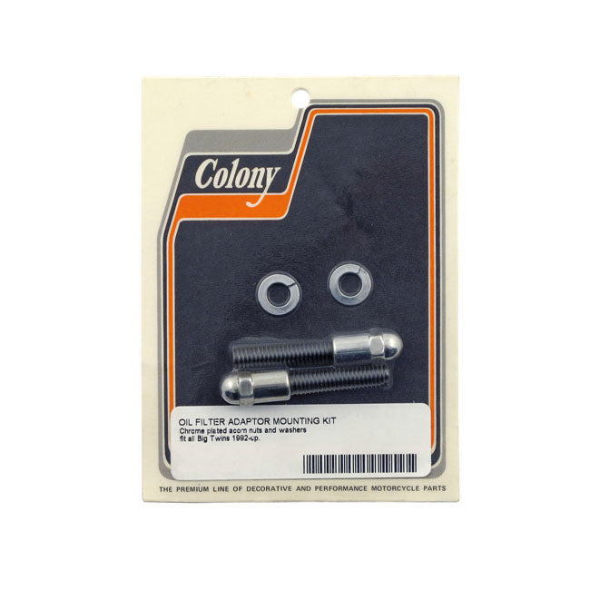 Colony Oil Filter Adapter Screw Kit. Acorn – 1992–1999 Big Twin