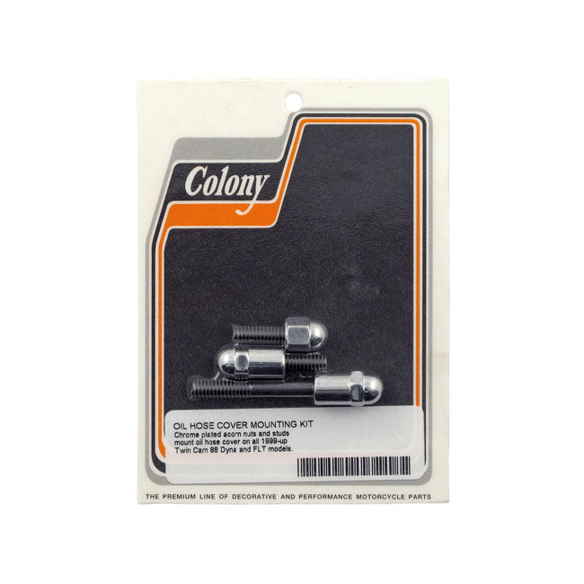 Colony Oil Hose Cover Mount Kit – 1999–2017 Dyna; 1999–2016 FLT/Touring