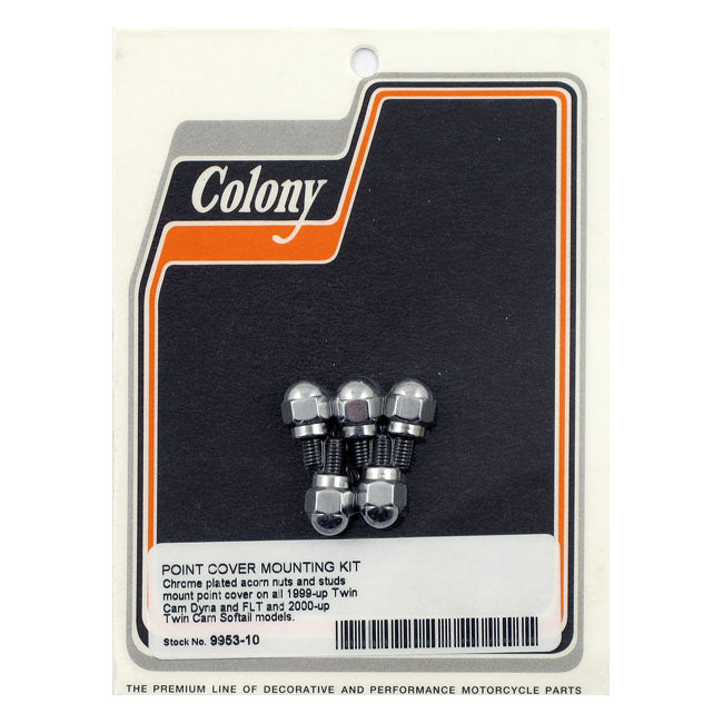 Colony Point Cover Mount Kit. Acorn, Chrome – 1999–2017 Twin Cam (5 Used); 2004–2022…
