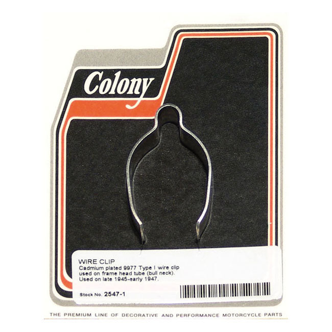 Colony Wire Clip. Frame Head Tube – L45-E47 Big Twin