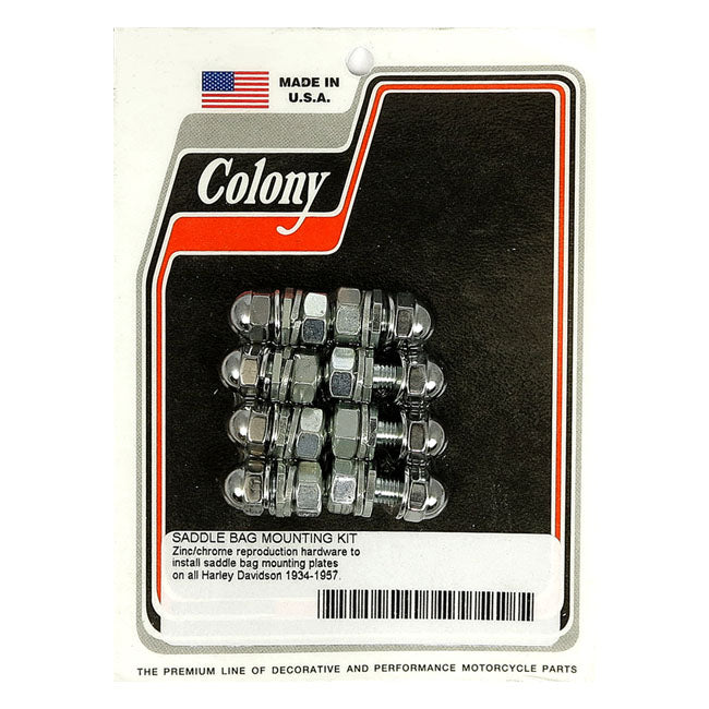 Colony Saddlebag Bolt Mount Kit – 1934–1957 Rigid H-D Models