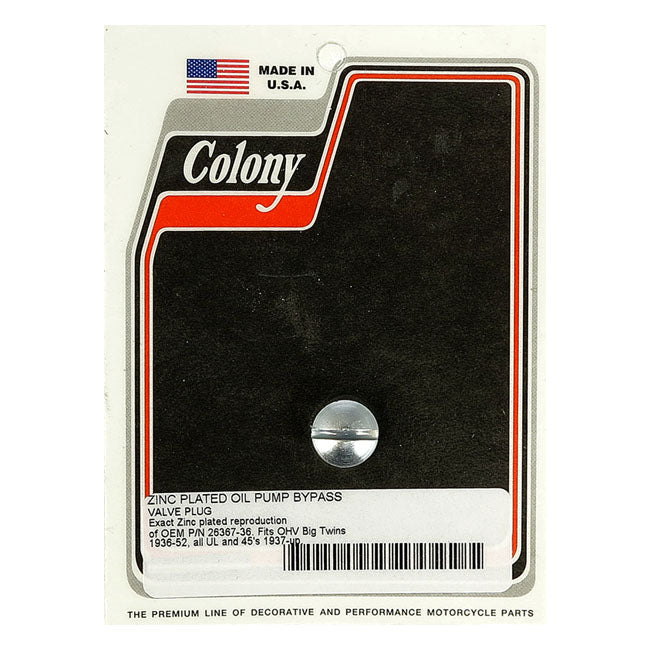 Colony Oil Pump – 1936–1952 Big Twin Ohv & Flathead…