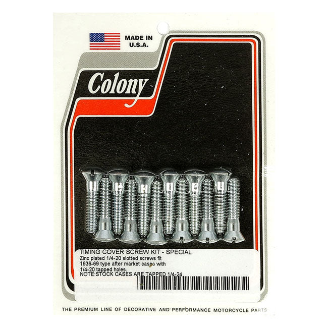 Colony Cam Cover Mount Kit, OEM Style. Zinc – 1936–1969 Big Twin