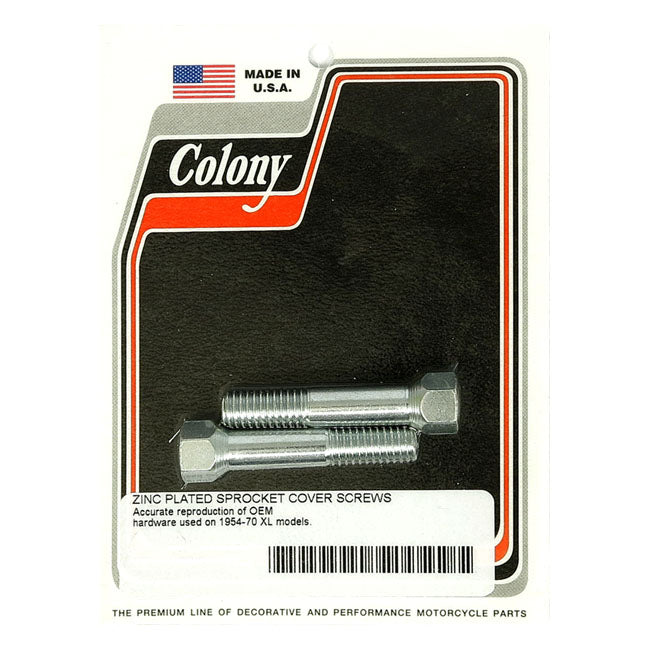 Colony Sprocket Cover Mount Kit. Zinc – 1954–1957 K Model; 1957–1970 XL…