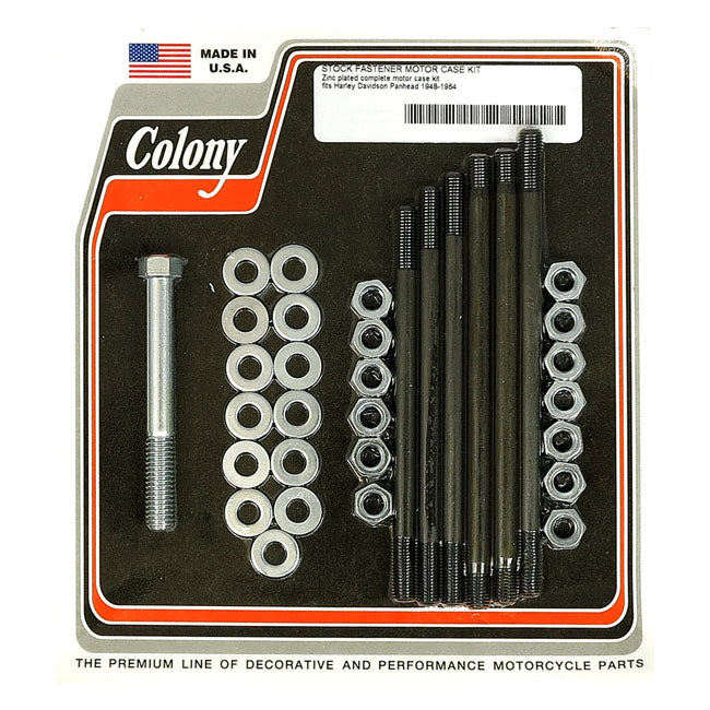 Colony Crankcase Bolt Kit – 1948–1964 Panhead