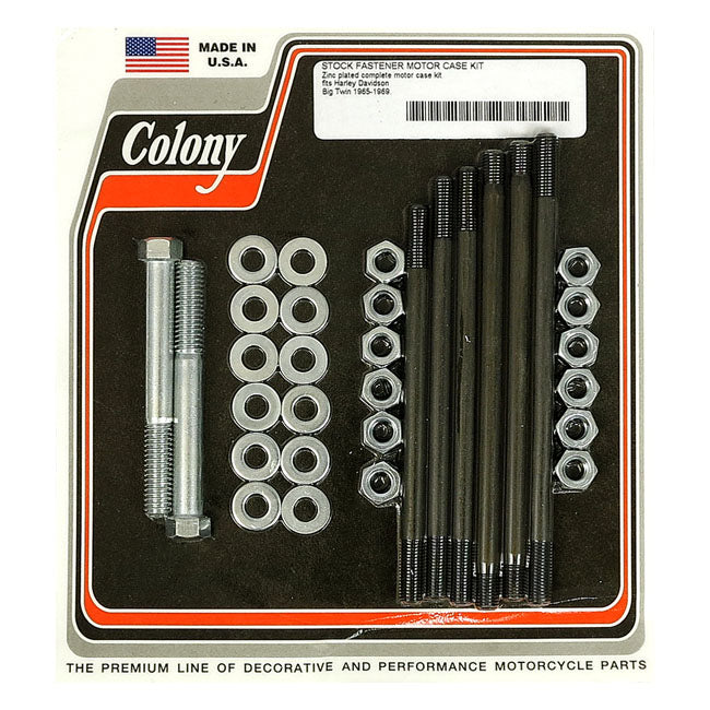 Colony Crankcase Bolt Kit – 1965–1969 PAN & EARLY SHOVEL