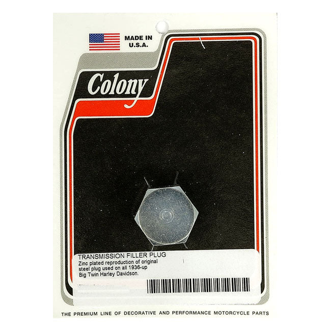 Colony Transmission Fill Plug. OEM Hex Style – OEM 701 – 1936–1986 Big Twin 4 & 5-Speed