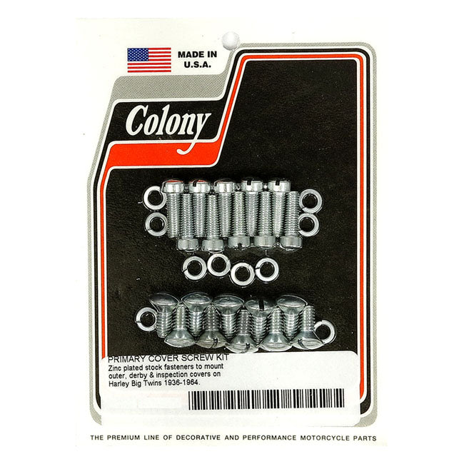 Colony Primary Mount Kit Slotted Style, Zinc – 1936–1964 Big Twin