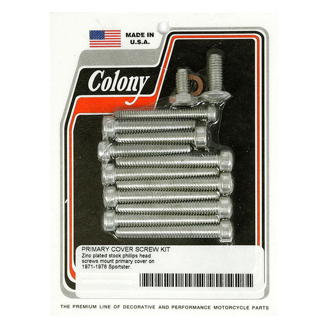 Colony Primary Mount Kit Phillips Head, Zinc – 1971–1976 XL Sportster