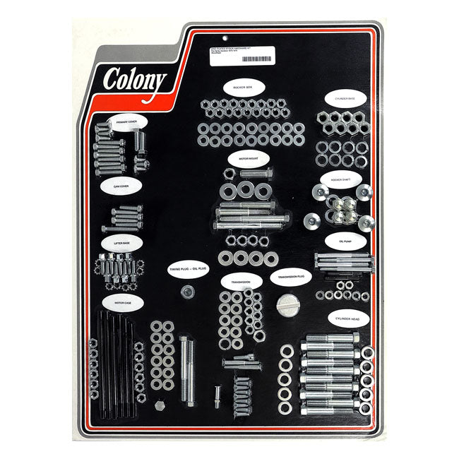 Colony Motor Screw Set – 1970–1975 Shovel