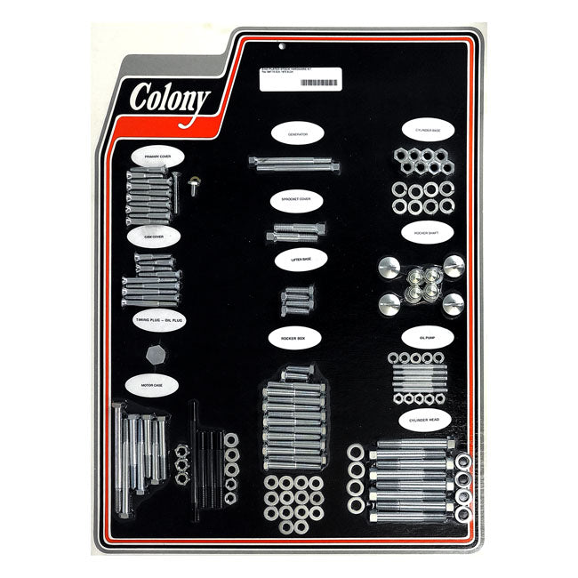 Colony Motor Screw Set – 1967–1970 XLH; 1970 XLCH