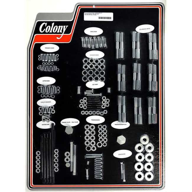 Colony Motor Screw Set – 1940–1948 74"/80" U Models with Aluminium…