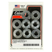 Colony Head Bolt Washer Set. Zinc – 1984–1990 Big Twin; 1986 XL Sportster