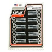 Colony Head Bolt Kit – 1937–1948 74"/80" SV Big Twin; 1929–1950…