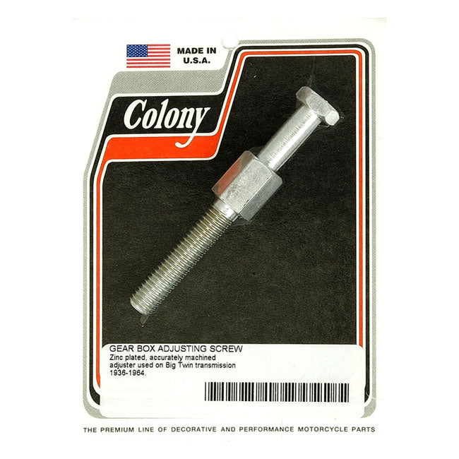 Colony Transmission Adjuster Bolt. Zinc – 1937–1964 All Big Twin