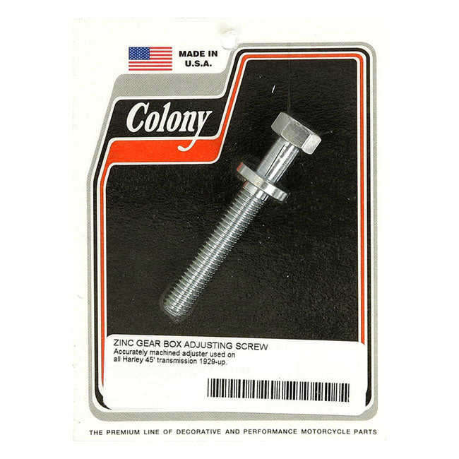 Colony Transmission Adjuster Bolt. Zinc – 1929–1973 45" Sv