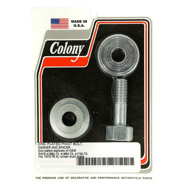 Colony Brake Anchor Pivot Bolt Kit – 1973–1978 XL Sportster
