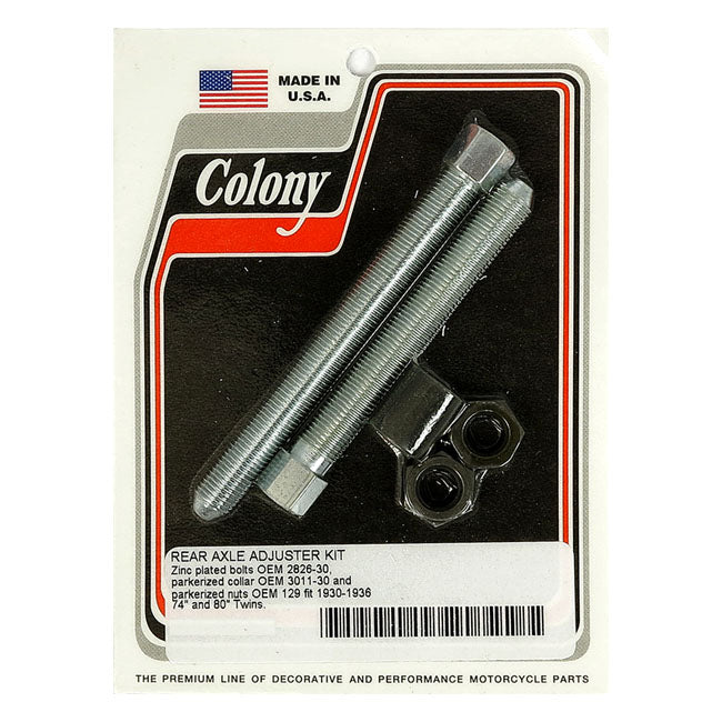 Colony Wheel Axle Adjuster Kit – 1930–1936 74/80" Big Twin