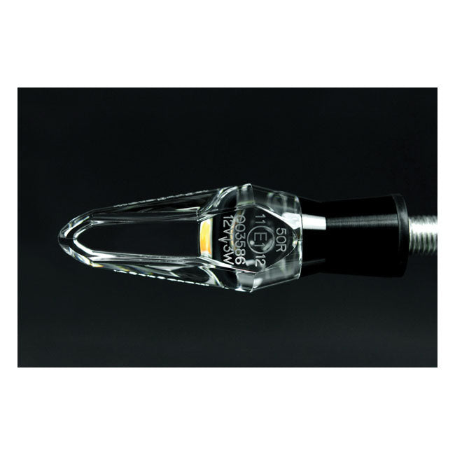 Motogadget Mo.blaze Ice LED Turn Signals. Black – Universal