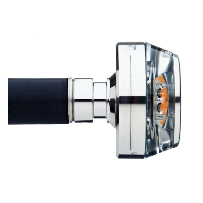 Motogadget Mo.blaze Disc LED Turn Signal. Polished, Right – Universal
