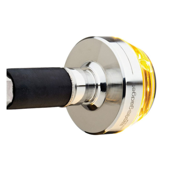 Motogadget Mo.blaze Disc LED Turn Signal. Polished, Right – Universal
