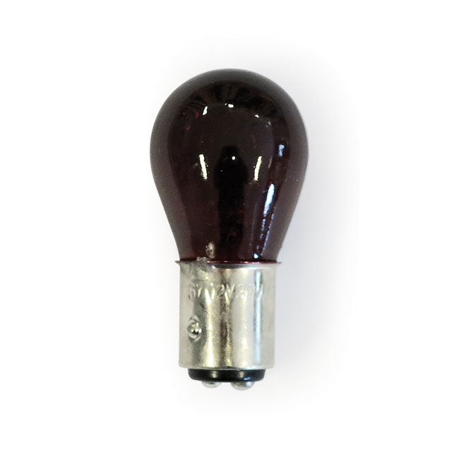 MCS Super Stop/Taillight 12v Light Bulb. Replacement 1157. Red Lens