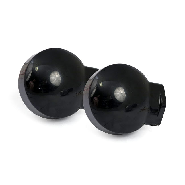 MCS 86-Up Style FL LED Turn Signals. Front. Gloss Black – 1986–2015 FLT/Touring; 2016–2022 FLHR/C…