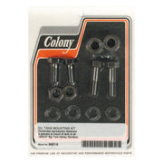 Colony Oil Tank Mount Kit. Black – 1936–1957 Big Twin