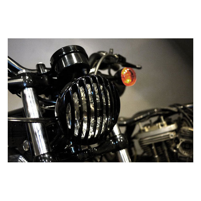 Rough Crafts Headlamp Grill 5-3/4". Black – All Stock 5-3/4" (168 mm) Headlamps