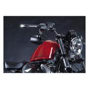 Kellermann BL 1000 LED Turn Signal. Clear. Black Brass