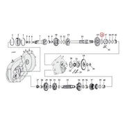 MCS Thrust Washer, Transmission Mainshaft, Right Side .0905" – L1984–1990 4-Speed XL Sportster