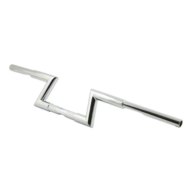 Fehling Crc Z-Bar Hollister 1 3/16" (30 mm). Chrome – 1982–2022 H-D with 1" I.d. Risers