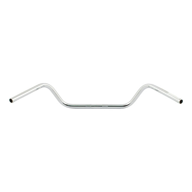 Fehling Crc 1" Western Bar. 16.5 cm High. Chrome – 1982–2022 H-D with 1" I.d. Risers