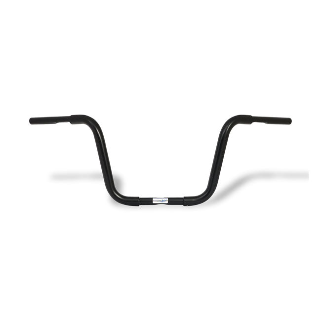 Fehling Crc 1-1/4" Fat Apehanger. 31 cm High. Black – 1982–2022 H-D with 1" I.d. Risers