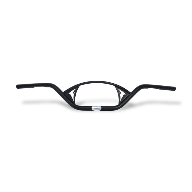 Fehling Crc 1" Crossroad Handlebar. 95 cm Wide. Black – 1982–2022 H-D with 1" I.d. Risers