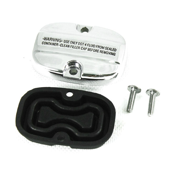 MCS Brake Master Cylinder Cover Kit, Rear – 2008–2025 FLT/Touring; 2009–2025 Trikes