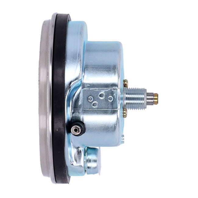 MCS FL Speedometer, ''46-47 Face'', Silver/Black. 2:1 Kmh