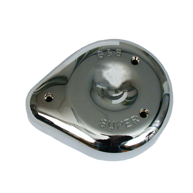 S&S Super E/G Air Cleaner Cover. Chrome – All Super E/G Caburetors