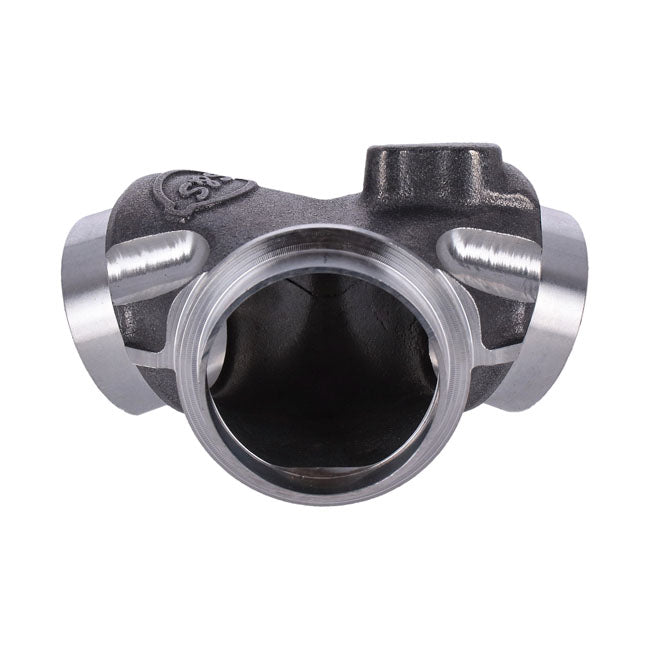 S&S Manifold for OEM CV Carb, Size 387 – 1984–1999 Evo Big Twin with 4" Bore Sa…