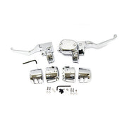 MCS Handlebar Control Kit Chrome 14mm Bore – 2007–2013 XL Sportster