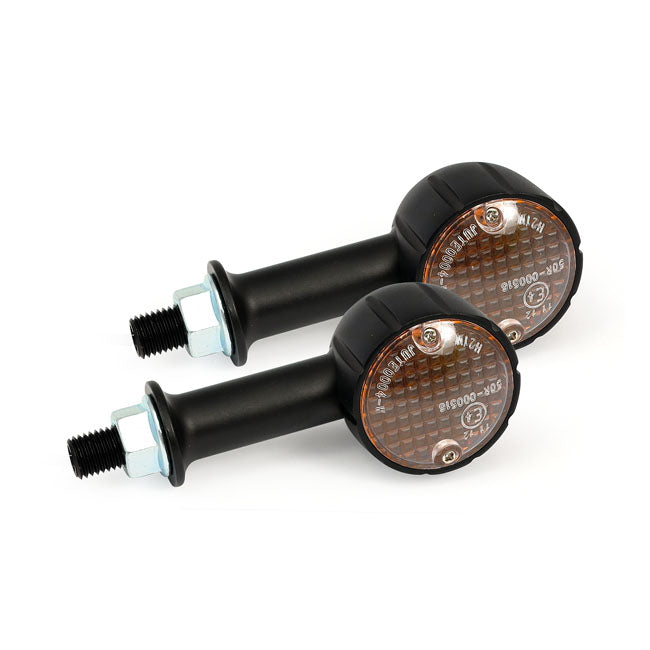 MCS Arizona, Halogen Turn Signals. Black. 40 mm Stem